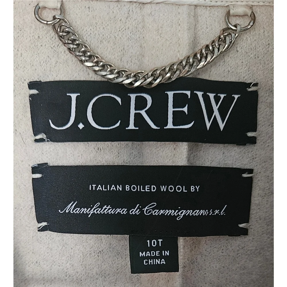 J.Crew Daphne Topcoat in Italian Boiled Wool